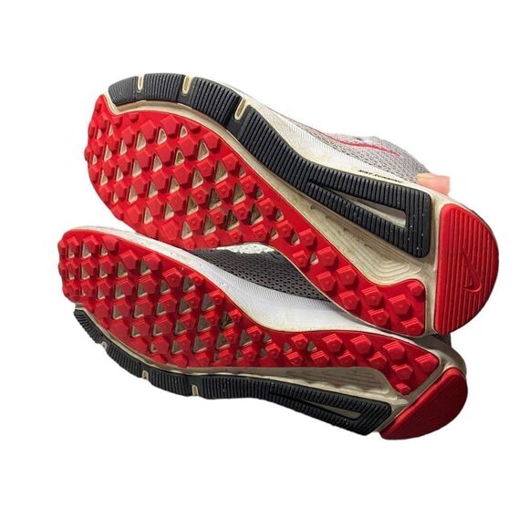 Nike Quest 2 Wm’s Sz 9 Wolf Grey Red Orbit Running Athletic Tie Up Sneakers - Picture 5 of 10